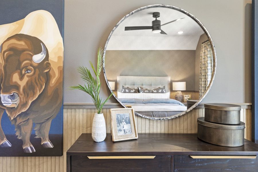 Representative interior finishes for a home built from the 6051 by Tradition Homes in StarView, Prosper (Image 24).