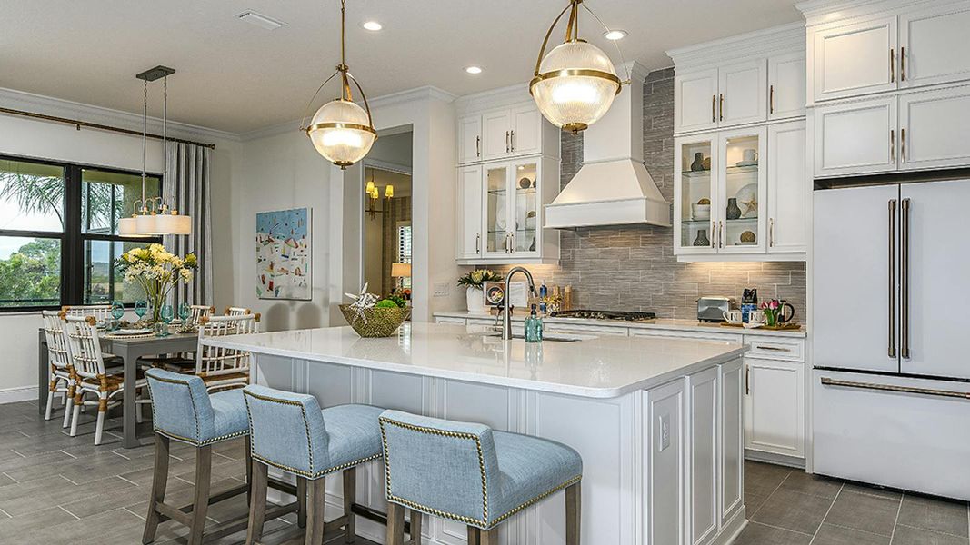 Furnished interior view inside a new home in Canoe Creek Real Estate and Homes for Sale in Parrish, FL - Neal Communities, Parrish (Image 36).