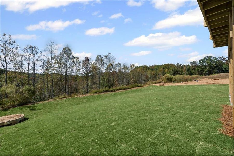 Exterior details and patio area of a home in Twin Lakes, Hoschton (Image 4).