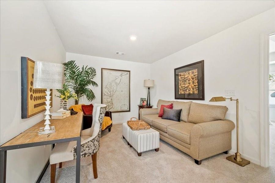 Furnished interior view inside a new home in Old Salem Crossing, Conyers (Image 4).