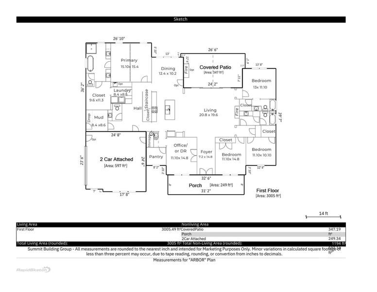 2D floor plan layout of this home in , Stanfield, NC (Image 4).