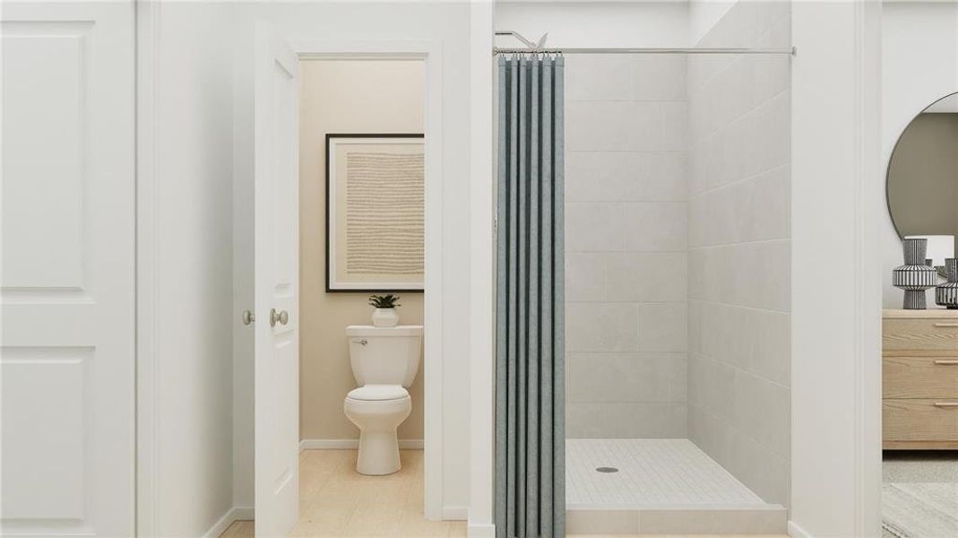 Furnished interior view inside a new home in Wellness Ridge, Clermont (Image 19).