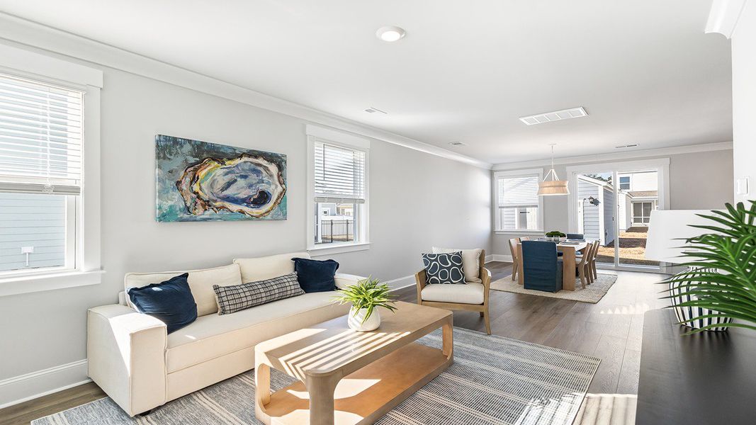 Furnished interior view inside a new home in Rivers Reach, Yemassee (Image 9).