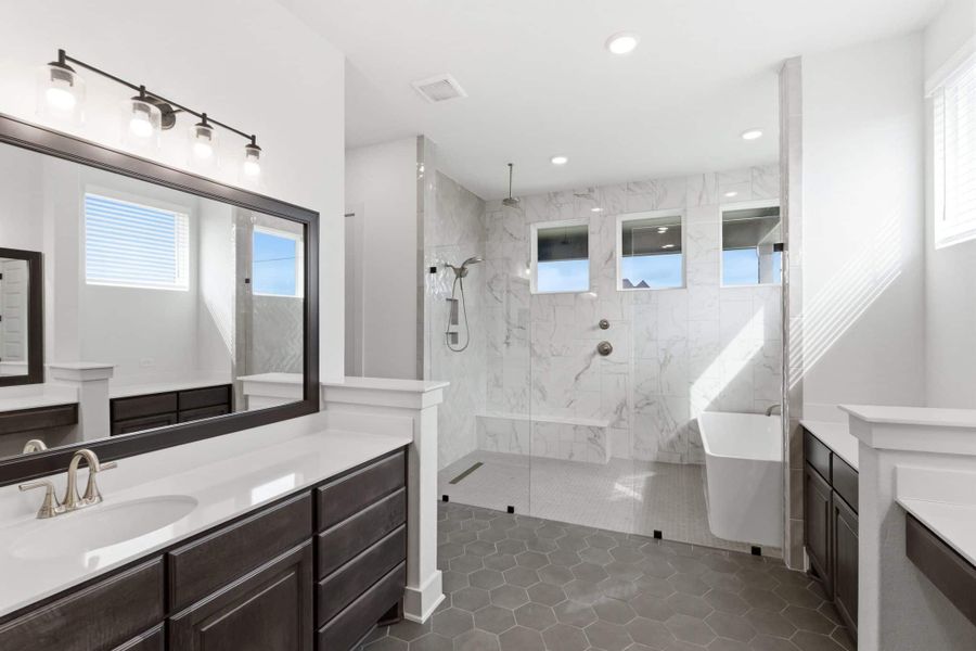 Furnished interior view inside a new home in Regency Ranch, Marion (Image 18).