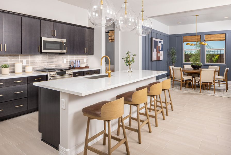 Representative furnished interior of a home built from the Poppy by Taylor Morrison in Verdin Discovery Collection, Phoenix (Image 9).