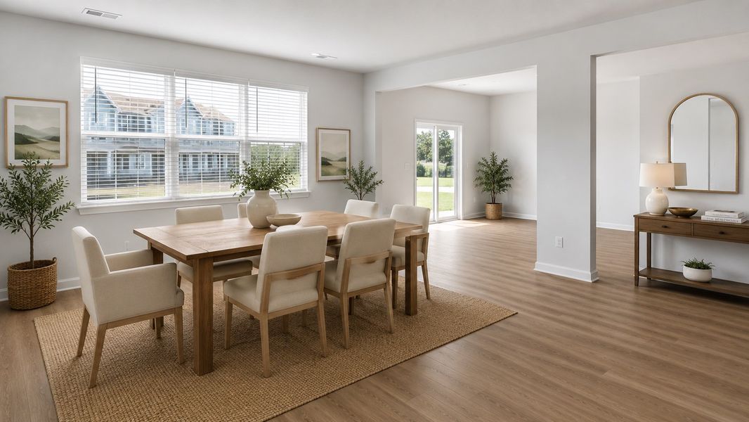Furnished interior view inside a new home in The Garrison, Ladson (Image 4). Furnished interior view inside a new home in The Garrison, Ladson (Image 4).