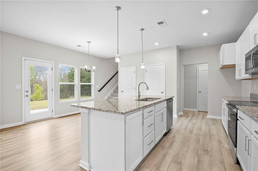 Furnished interior view inside a new home in Sage Woods, Dallas (Image 9).