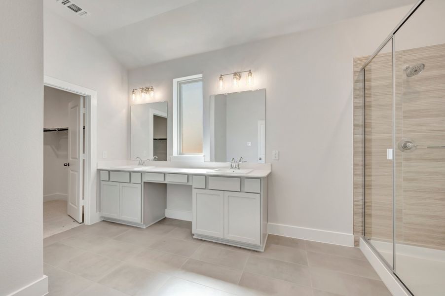 Furnished interior view inside a new home in The Meadows, Denton (Image 10).