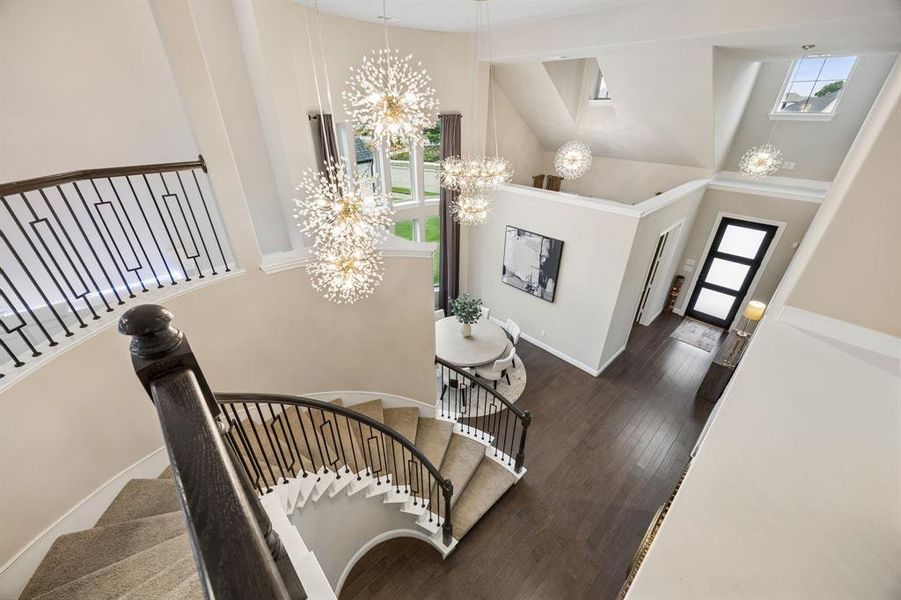 Furnished interior view inside a new home in , Fate (Image 10).