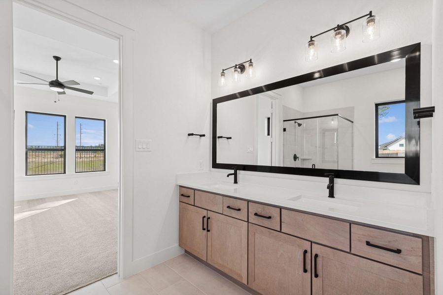 Furnished interior view inside a new home in ARTAVIA 50' Homesites, Conroe (Image 8).