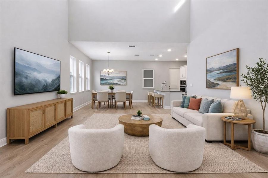 Furnished interior view inside a new home in Weslyn Park at Sunbridge, St. Cloud (Image 6).