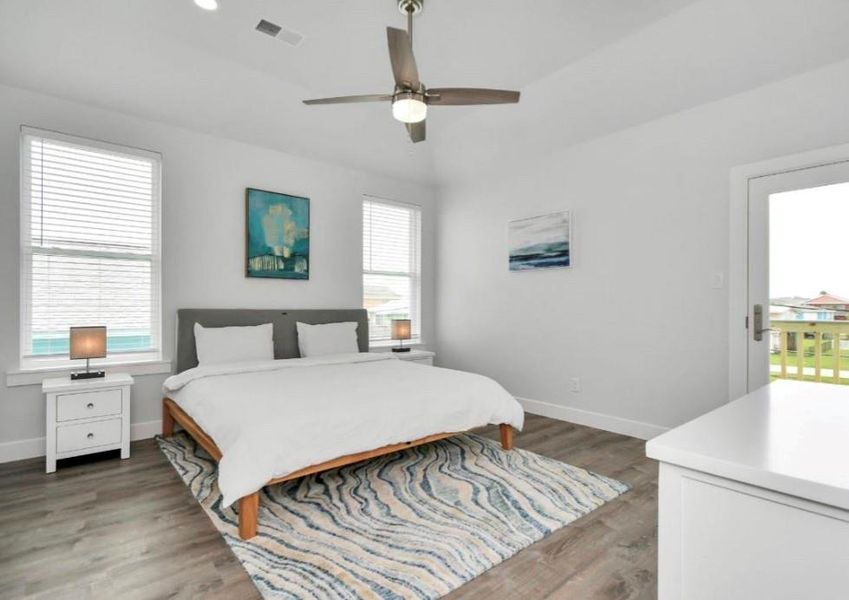 Furnished interior view inside a new home in , Galveston (Image 12).