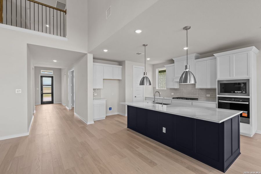 Furnished interior view inside a new home in Buffalo Crossing, Cibolo (Image 14).