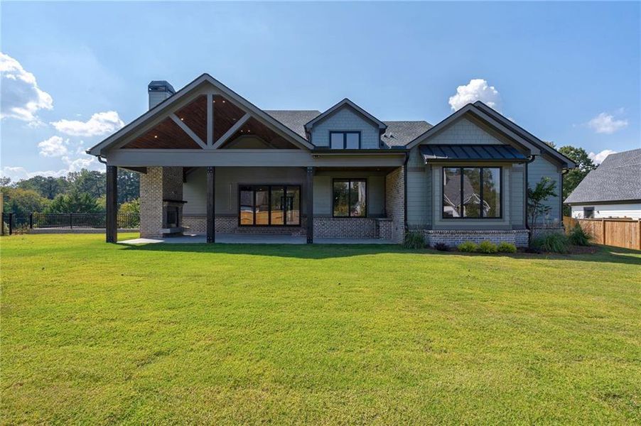 Exterior details and patio area of a home in , Sugar Hill (Image 4).