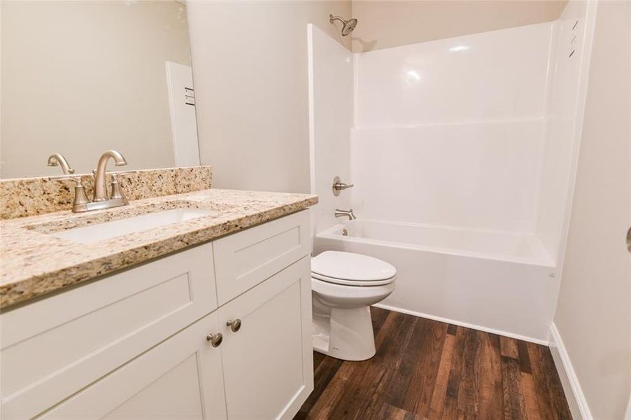Furnished interior view inside a new home in , Dahlonega (Image 6).