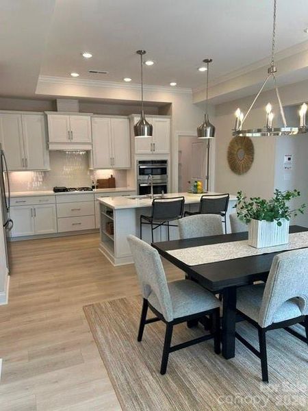 Furnished interior view inside a new home in The Courtyards at Hodges Farm, Charlotte (Image 13).