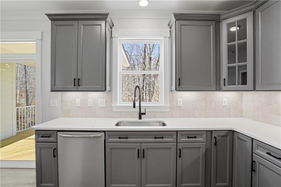 Furnished interior view inside a new home in , Dawsonville (Image 11).