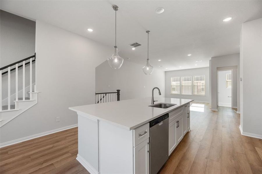 Furnished interior view inside a new home in City Point, North Richland Hills (Image 7).