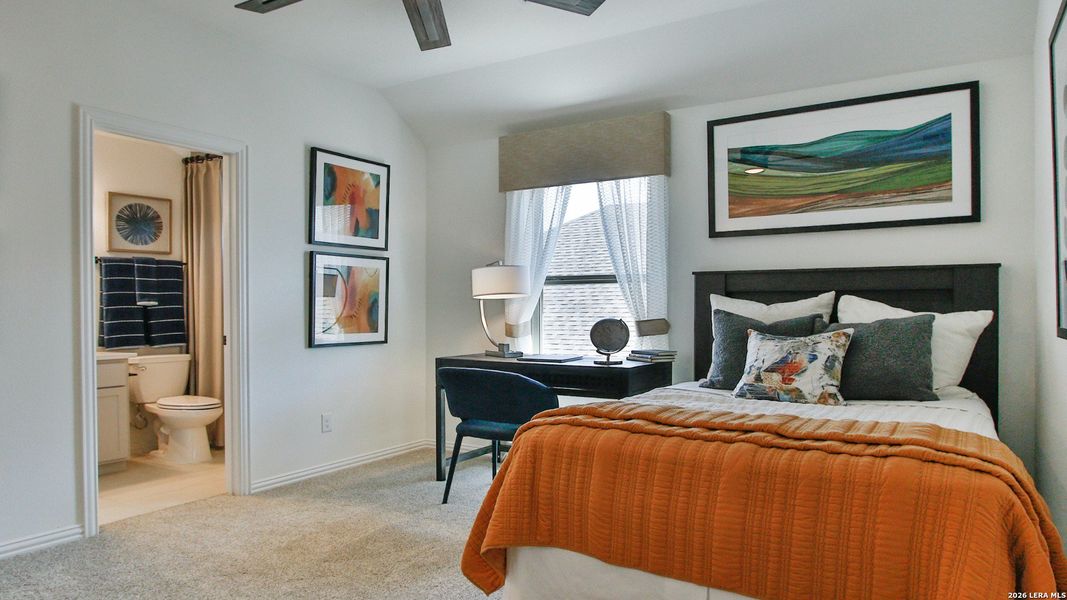 Furnished interior view inside a new home in Prairie Green, Converse (Image 5). Furnished interior view inside a new home in Prairie Green, Converse (Image 5).