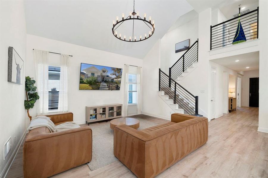 Furnished interior view inside a new home in , McKinney (Image 30). Furnished interior view inside a new home in , McKinney (Image 30).