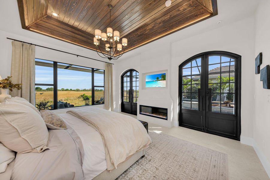 Representative furnished interior of a home built from the Cobalt by Lee Wetherington Homes in Wild Blue at Waterside, Lakewood Ranch (Image 6).