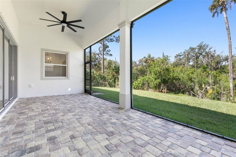 Exterior details and patio area of a home in , Palm Coast (Image 34). Exterior details and patio area of a home in , Palm Coast (Image 34).