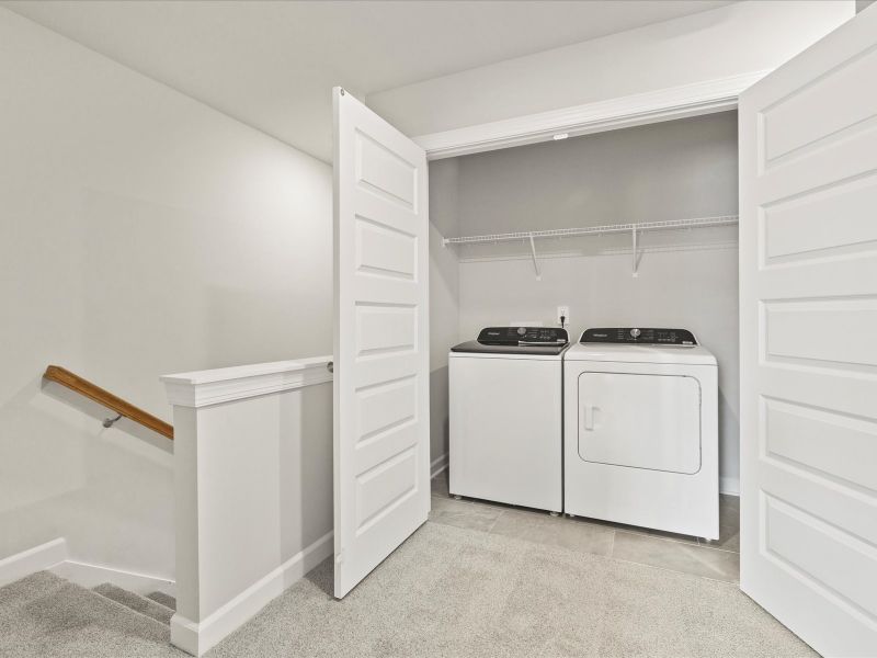 Furnished interior view inside a new home in Valentine Townes, Greer (Image 11).