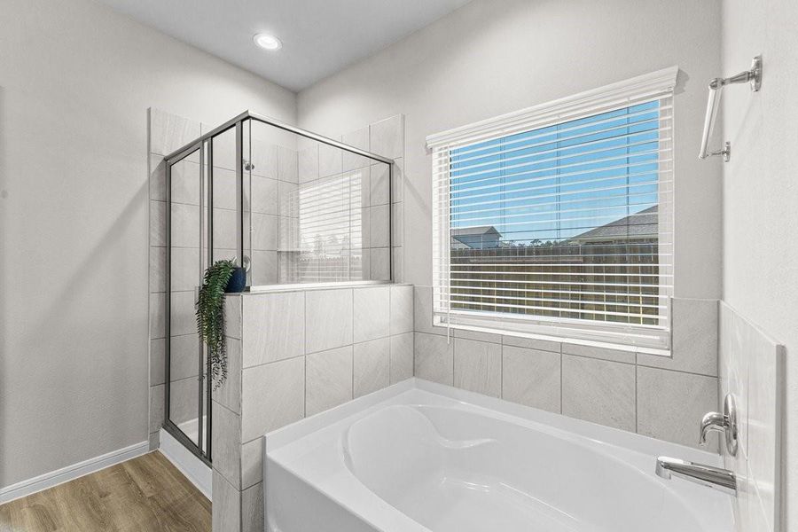 Furnished interior view inside a new home in Mill Creek Trails, Magnolia (Image 10).