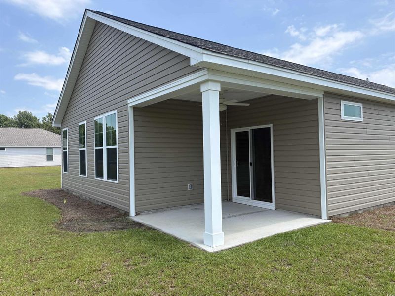 Exterior details and patio area of a home in Briarfield, Conway (Image 2). Exterior details and patio area of a home in Briarfield, Conway (Image 2).