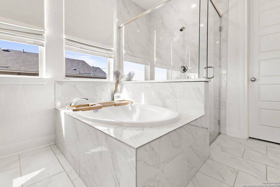 Furnished interior view inside a new home in Arched Oaks, Floresville (Image 6). Furnished interior view inside a new home in Arched Oaks, Floresville (Image 6).