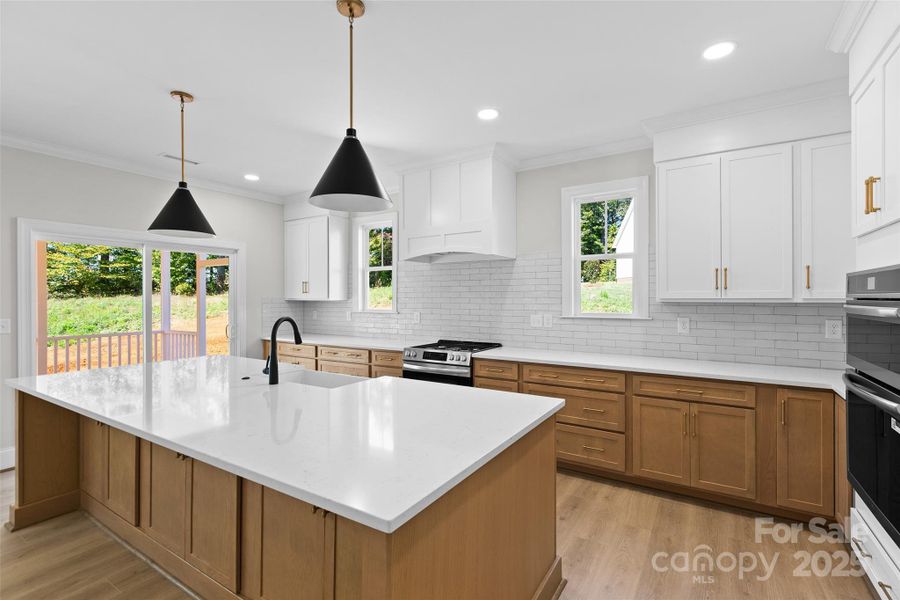 Furnished interior view inside a new home in , Advance (Image 10).