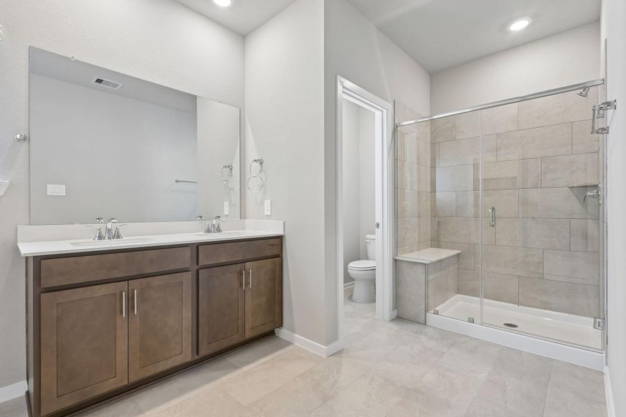 Furnished interior view inside a new home in Pinewood Trails - City Series, Atascocita (Image 17).