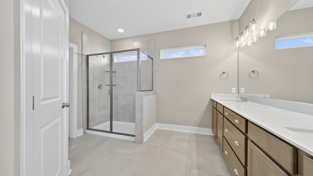 Furnished interior view inside a new home in McClure Farms, Columbia (Image 18).