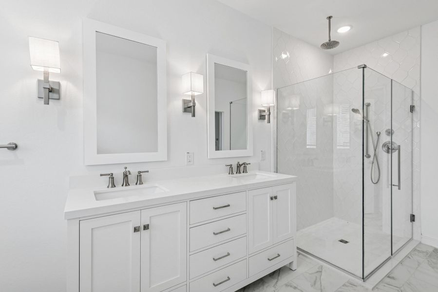 Relaxing primary bath (*Photo not of actual home and used for illustration purposes only.)