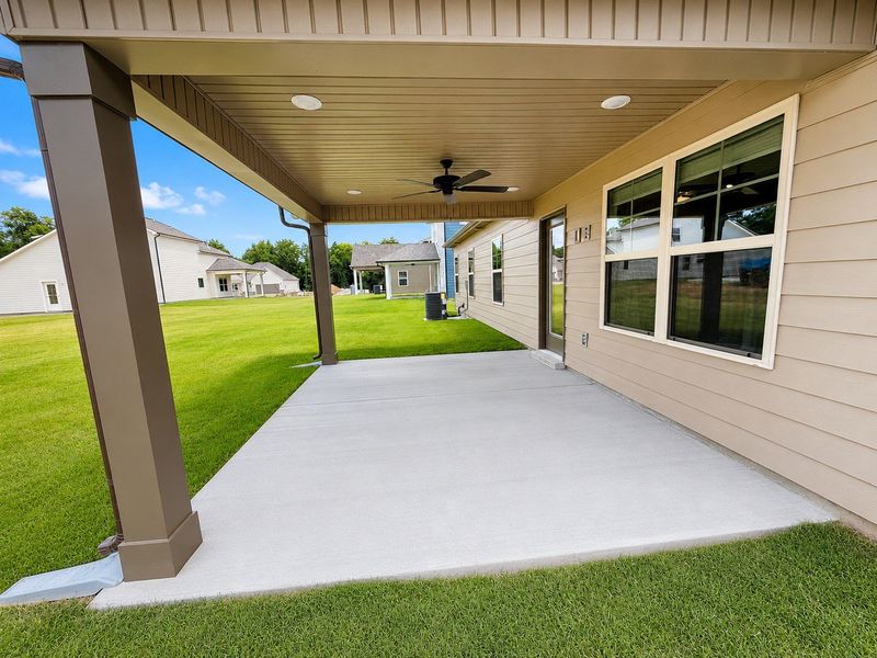 Exterior details and patio area of a home in Salem Landing, Rockvale (Image 21).