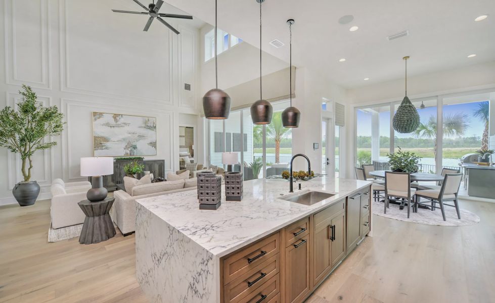 Furnished interior view inside a new home in EverRange, Jacksonville (Image 6).