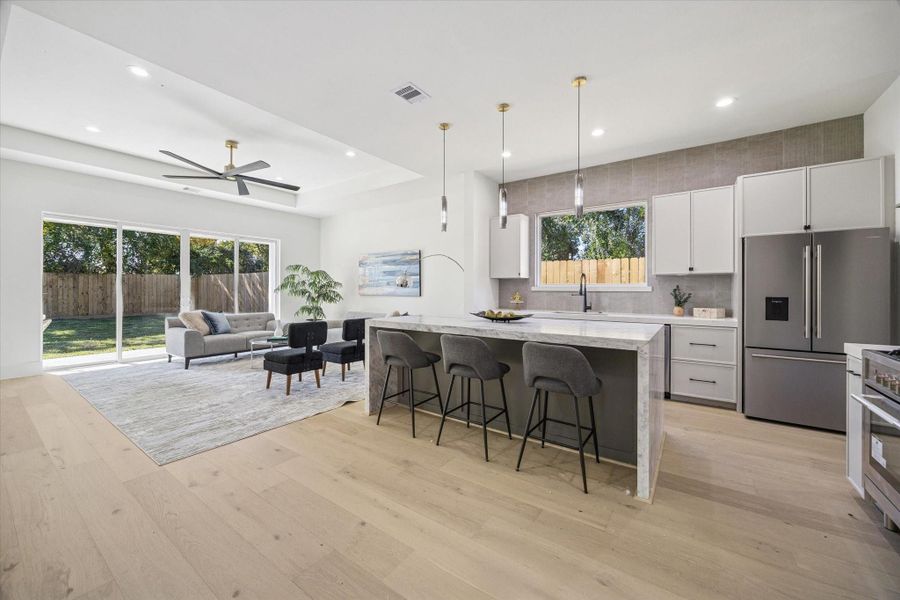 Furnished interior view inside a new home in , Houston (Image 27).