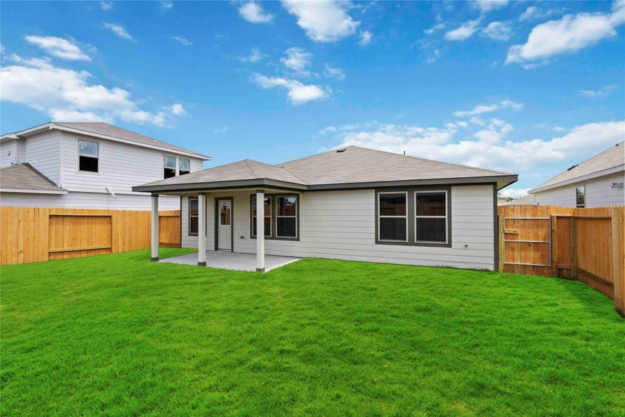 Exterior details and patio area of a home in The Villages at Westpointe, Dayton (Image 3).