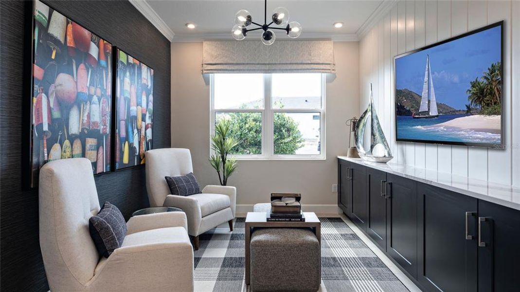 Furnished interior view inside a new home in Cresswind at Lake Harris, Tavares (Image 7).