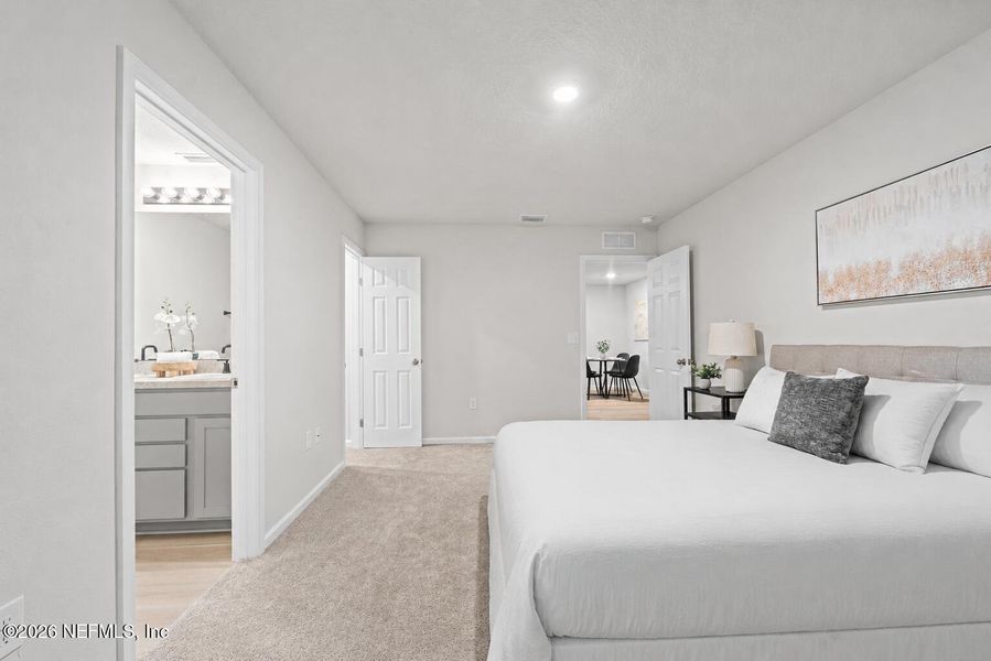 Furnished interior view inside a new home in , Jacksonville (Image 14).