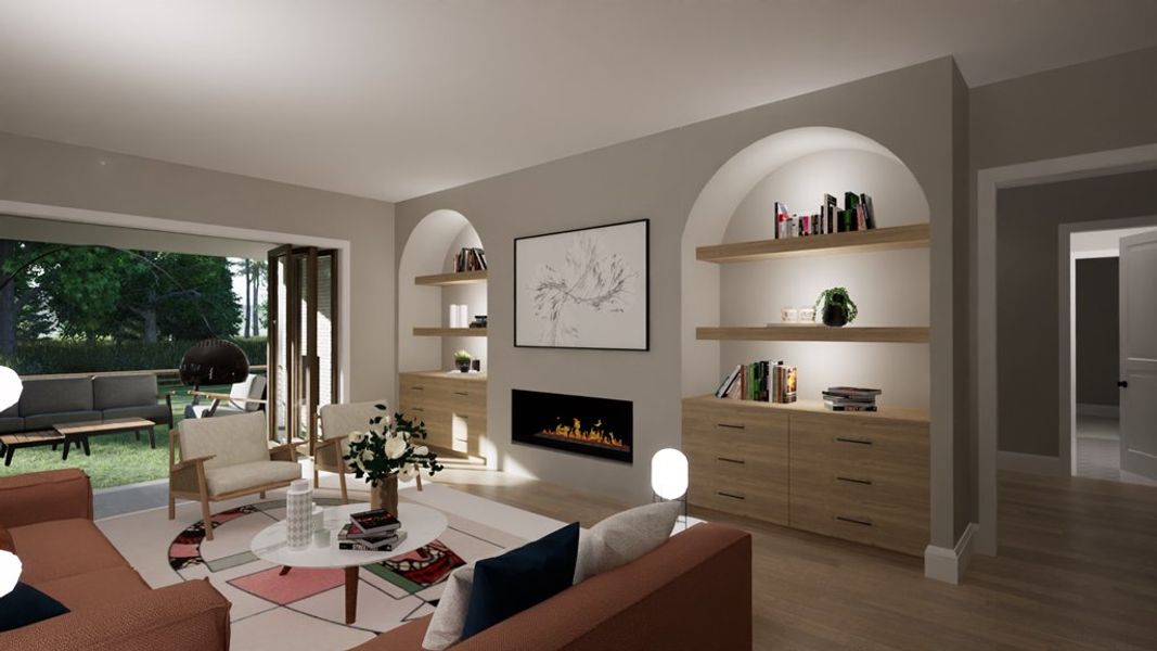 Representative furnished interior of a home built from the The Glenn by Ken Harvey Homes in Carriage Farms, Raleigh (Image 9).