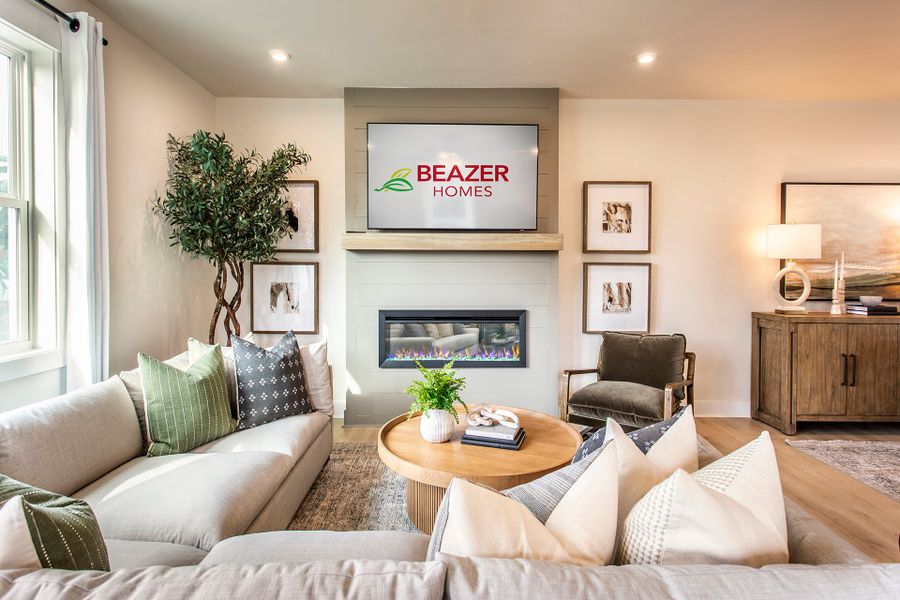 Furnished interior view inside a new home in Towne Village at Suwanee Dam, Sugar Hill (Image 4).