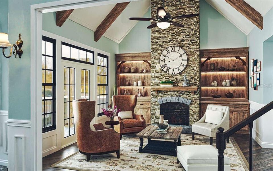 Furnished interior view inside a new home in , Dade City (Image 6).