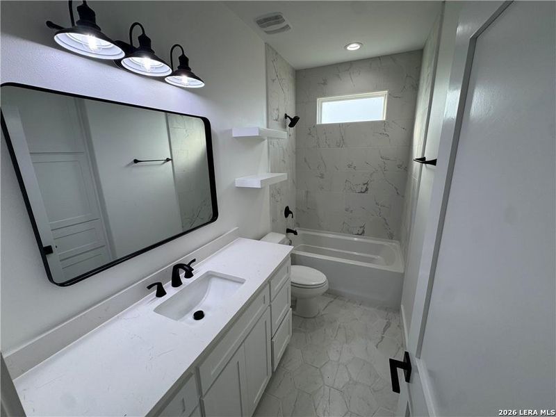 Furnished interior view inside a new home in , Port Aransas (Image 17).