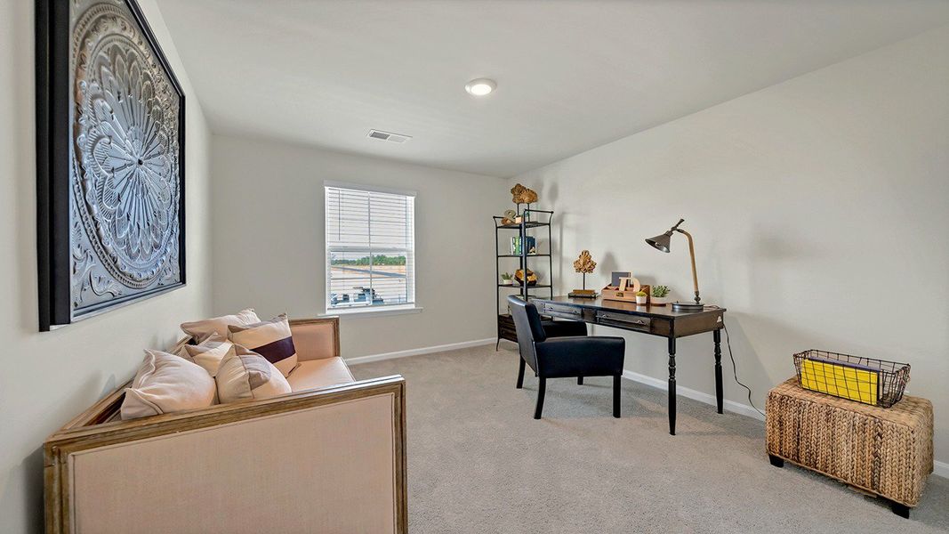 Furnished interior view inside a new home in Hunter's Branch, Hopkins (Image 26). Furnished interior view inside a new home in Hunter's Branch, Hopkins (Image 26).