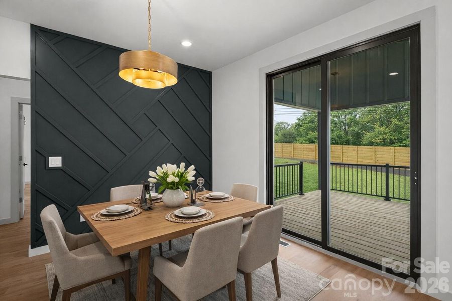 Virtually staged furniture