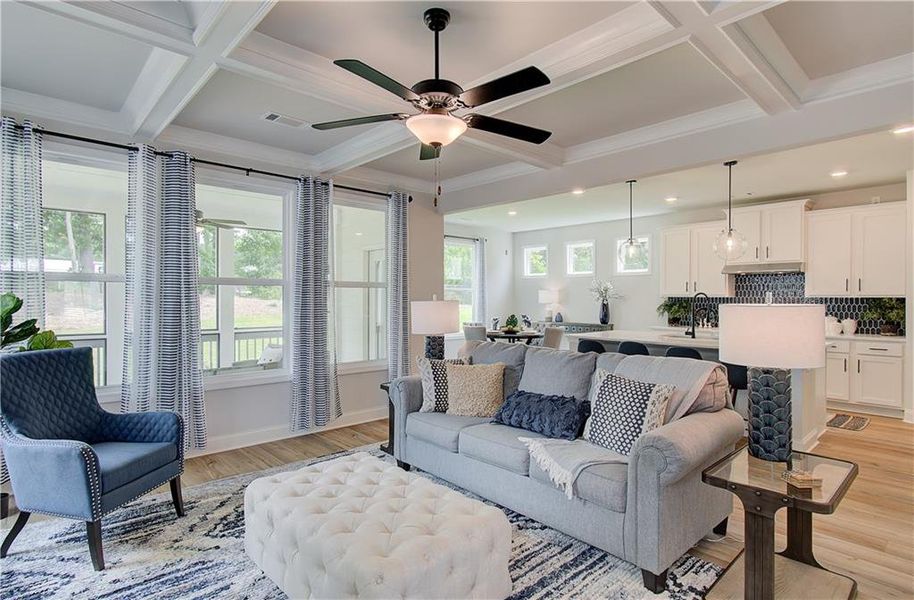 Furnished interior view inside a new home in Kentmere, Auburn (Image 8).