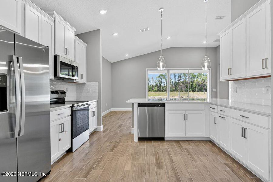 Furnished interior view inside a new home in Colbert Landings, Palm Coast (Image 6).
