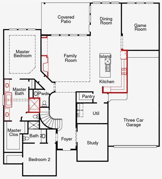 1st Floorplan - Representative Photo
