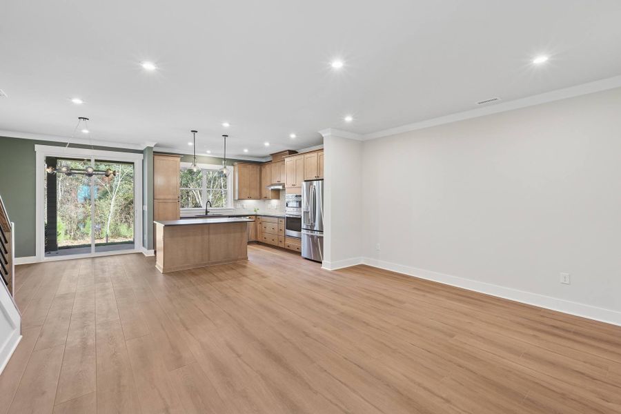 Representative unfurnished interior of a home built from the Mitchell by Tri Pointe Homes in Summit At Homestead, Chapel Hill (Image 16).